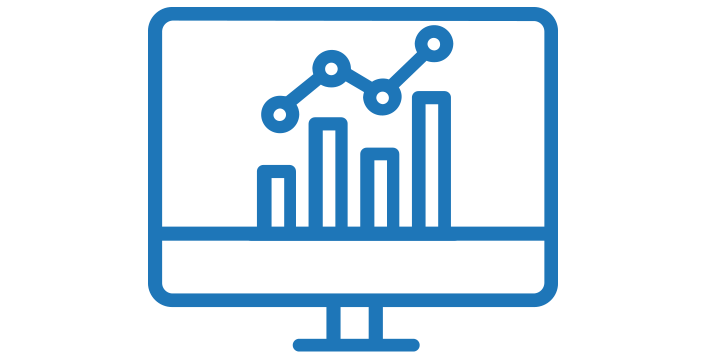 tracking and monitoring icon